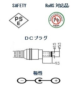 UNIFIVE UEA390-1947 PL03A付 ユニファイブ ACアダプター「完売